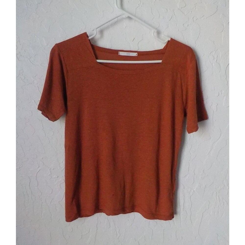 Cherry Koko CRKO Orange Rust TShirt Short Sleeves Women size Small